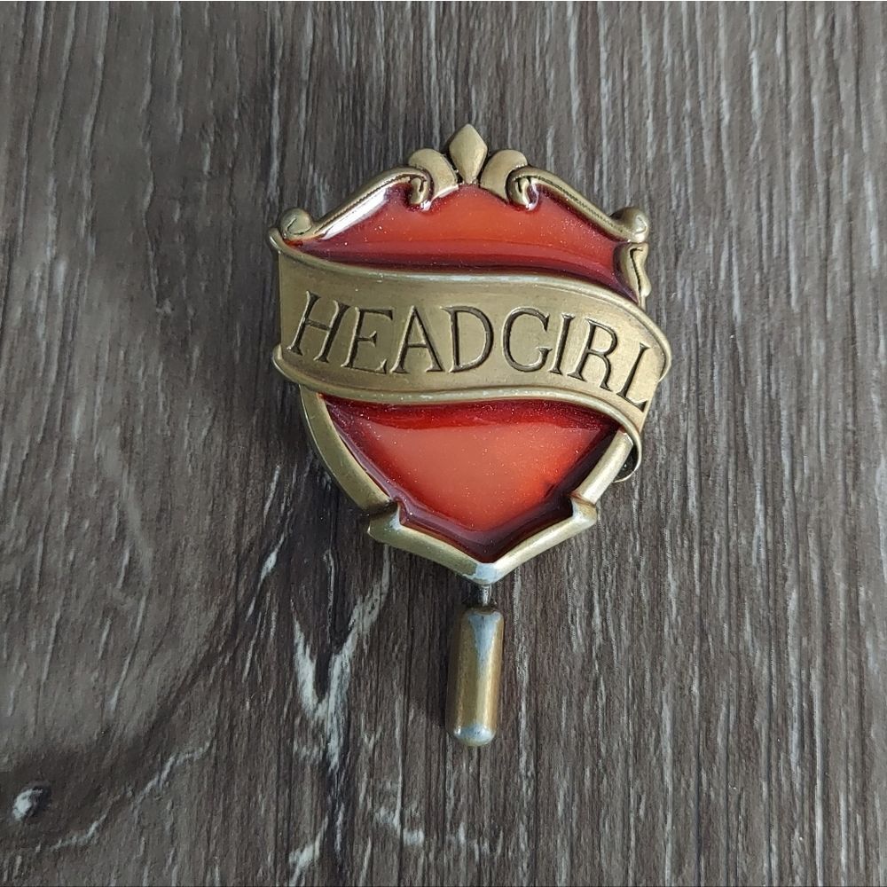 Head Girl Gryffindor Badge Pin Harry Potter Wizarding World Red & Gold Colors